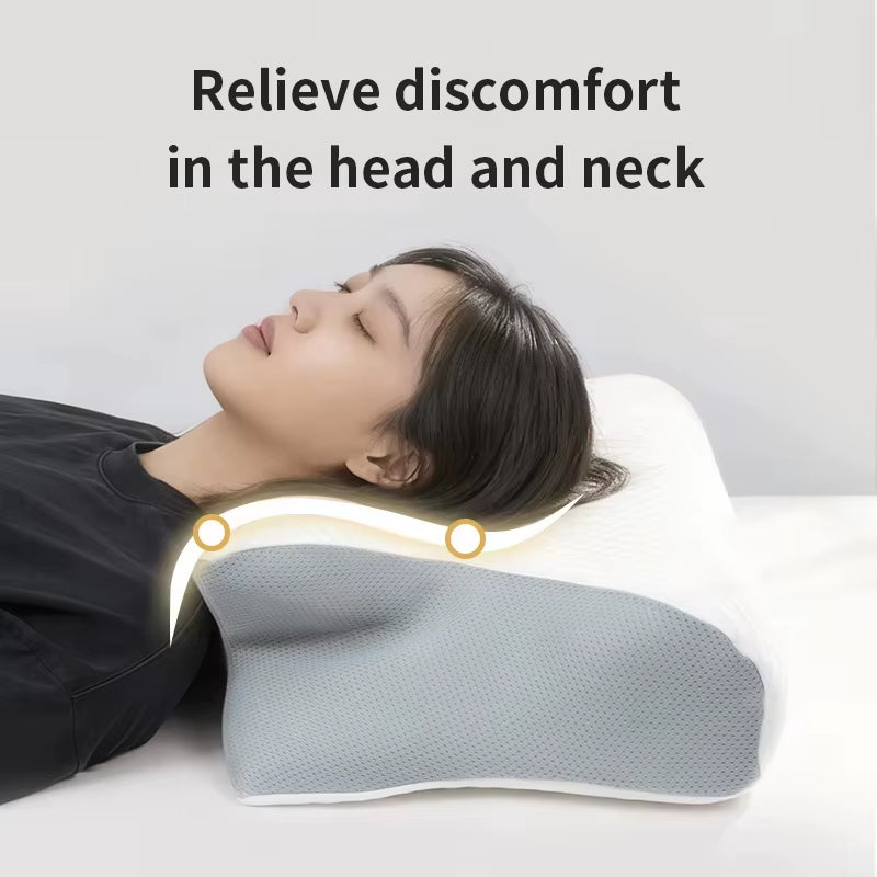 Transform Your Sleep Experience with the Jeebay Custom Logo Solid 200TC Memory Foam Cervical Pillow - Ergonomic Neck Support for Deep Sleep