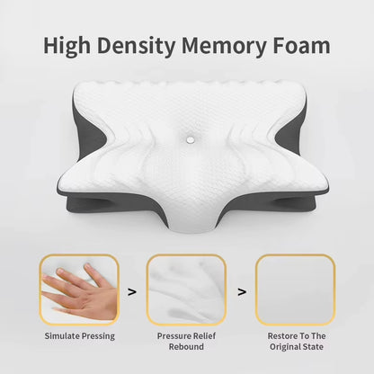 Transform Your Sleep Experience with the Jeebay Custom Logo Solid 200TC Memory Foam Cervical Pillow - Ergonomic Neck Support for Deep Sleep