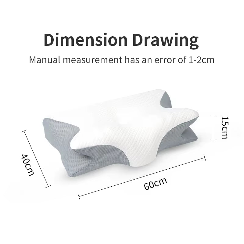 Transform Your Sleep Experience with the Jeebay Custom Logo Solid 200TC Memory Foam Cervical Pillow - Ergonomic Neck Support for Deep Sleep