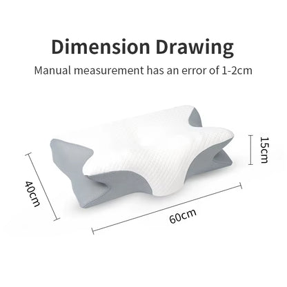Transform Your Sleep Experience with the Jeebay Custom Logo Solid 200TC Memory Foam Cervical Pillow - Ergonomic Neck Support for Deep Sleep